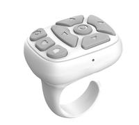 Anneau de déplacement : télécommande de l'anneau sans fil avec connexion, bouton d'obturateur multifonction et turner de page | Vidéo de téléphone portable Clicker à distance pour camping, pré