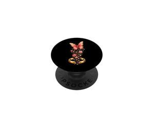 Anneau de Divorce Papillon cassé Liberté Simple PopSockets PopGrip Adhésif