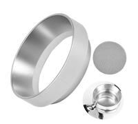 Anneau de Dosage 51mm pour Café, Entonnoir de Dosage de Café avec Porte Filtre en Aluminium Magnétique d'espresso Acier Inoxydable Accessoires Machine à Café pour la Maison et le Café