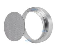 Anneau De Dosage Cafe 51mm Entonnoir Inox Pour Expresso Accessoire Machine A Cafe Barista Accessoires Tamper 51mm Entonnoir Cafe Aimante Pour Porte Filtre Maison Bureau Restaurant Argent 1pc