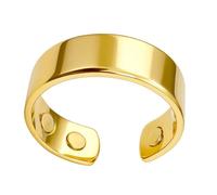 Anneau de drainage lymphatique Anneau magnétique pour thérapie lymphatique Anneaux magnétiques réglables pour hommes et femmes Anneau magnétique thérapeutique en cuivre Anneaux de désintoxication