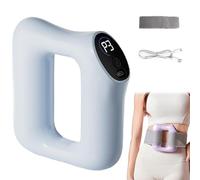 Anneau de fascia multifonction pour tout le corps, masseur de fascia électrique ergonomique pour brûler et façonner les graisses du corps entier, outil de tissus profonds, design portable (bleu)