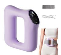 Anneau de fascia multifonction pour tout le corps, masseur de fascia électrique ergonomique pour brûler et façonner les graisses du corps entier, outil de tissus profonds, design portable (violet)