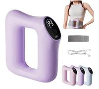 Anneau de Fascia Multifonctionnel, Massageur Électrique De Fitness, Masseur Électrique Ergonomique, Appareil de Massage du Ventre pour Brûler pour Cuisses Fascia Dos Bras Maison Voyage (Purple)