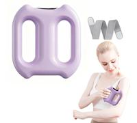 Anneau de Fascia Multifonctionnel pour Tout le Corps, Appareil de Massage du Ventre pour Brûler et Façonner les Graisses du Corps Entier, pour Yoga, Fitness et Voyage avec Ceinture (Violet)