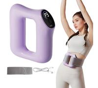 Anneau de fascia multifonctionnel pour tout le corps, brûle et façonnage des graisses, masseur électrique ergonomique, vibration haute fréquence, modes de massage réglables (violet)