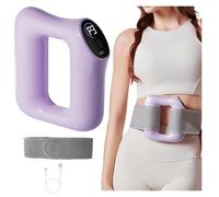 Anneau de fascia multifonctionnel pour tout le corps, combustion et façonnage des graisses du corps, 5 vitesses, anneau de fascia en silicone, masseur électrique ergonomique, 3 modes réglables (violet