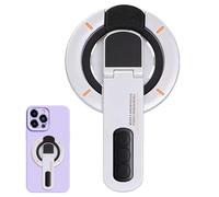 Anneau de fixation magnétique pour téléphone - Trépied rotatif à 360 degrés - Support de téléphone de bureau - Pour femmes, adultes, personnes paresseuses, chevet, lieu de travail, maison, voyage