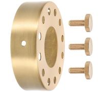 Anneau de Fixation pour Abat-jour en Cuivre, Support Rond Anti-basculement | Pince pour Verre, Design Convexe Triangulaire, Pièce de Remplacement, Réparation de Lampe, Abat-jour Plafond