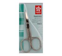 Anneau de flèche ciseaux à ongles, courbés, mat, nickelés 9 cm