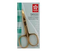 Anneau de flèche ciseaux à ongles, plaqué or 9 cm
