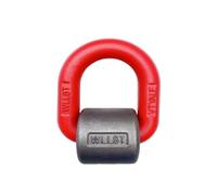 Anneau de force d'arrimage robuste Anneau latéral Ancrage rabattable à souder Cosses de soudage Point de levage Anneau en D en acier allié de levage haute résistance Anneau soudable G80(8T)