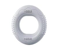 Anneau de force en silicone coloré pour renforcer la prise en main et les avant-bras pour massage des doigts (gris)