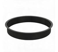 Anneau De Foyer Extérieur 48 Pouces - Cercle sans Fumée en Acier Au Carbone - Brûleur à Bois Résistant pour Jardin, Camping, Terrasse - Encastrable Ou sur Sol
