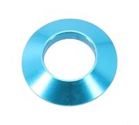 Anneau de garniture en aluminium pour projets de construction de tige, idéal pour les besoins de personnalisation et de réparation (15,5 mm, argent)