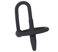 Anneau de gland avec plug urètre - silicone - Sperm Stopper - Taille - small/medium