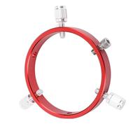 Anneau de Guidage Rouge en Alliage D'aluminium, Trou de 90 Mm, Vis M6 pour Astrophotographie de Télescope de 70 à 90 Mm avec 3 Vis de Verrouillage, Largeur Augmentée de 14 Mm