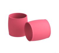 Anneau de guidon en caoutchouc antidérapant pour vélo de route compatible avec les barres de 25/32 mm Extrémité en silicone hautement élastique pour une utilisation en sécurité (rose)