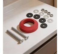 Anneau de joint de siège de toilette, kit de joint de réservoir de toilette à cuvette, installation rapide pour la maison et la salle de bain, 86 x 29 mm