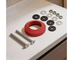 Anneau de joint de siège de toilette, kit de joint de réservoir de toilette à cuvette, installation rapide pour la maison et la salle de bain, 86 x 29 mm