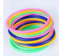 Anneau De Lancer Multicolore Pour Enfants, 12 Pièces/Ensemble, Carnaval, Étal De Jardin, Jeu D'École, Jouet Puzzle