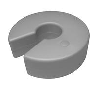 Anneau de lestage en plastique remplissable avec bouchon - Poids stabilisateur pour présentoirs et porte-vêtements - Compatible avec tubes jusqu’à 45 mm