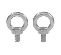 Anneau De Levage 304 Acier Inoxydable Filetage Mâle Boulon À Oeil M10X18 Boulon Vis Machines Épaule Levage de Poids Marin Boulons 2 PCS