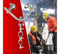 Anneau de Levage pour Grue, Roue à Roulement pour Grue avec Anneau de Levage, Câble Métallique et Outil de Remorquage Renforcé pour Maintenance Mécanique