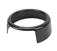 Anneau de Logo de calandre Avant, Couvercle d'insigne extérieur Noir Brillant, Autocollants de Garniture décorative pour 2017 2020, matériau ABS avec Ruban adhésif Double Face,