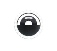 Bigben Connected – Anneau lumineux LED SELFIELEDRING pour smartphone universel à clipser Noir