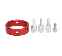 Anneau de Lunette de Guidage de télescope, Cerceau de Lunette de Guidage à Six Points en Alliage d'aluminium Rouge, compatibilité Taille compacte, Facile à Transporter avec des