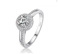 Anneau de mariage 100% Cumbic Zirconia Anneaux pour les femmes bijoux fins