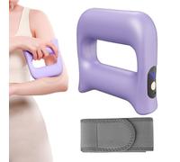 Anneau de Massage,Massageur Fascia Électrique Ergonomique | Équipement Multifonction Ergonomique 3 Vitesses 5 Intensités pour Relaxation Cou Nuque Bras Jambes Ventre Dos Décontraction Musculaire