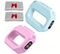 Anneau de massage multifonctionnel pour tout le corps, masseur à percussion sans fil avec ceinture réglable, outil de fitness rechargeable par USB pour soulager les muscles (2pcs)