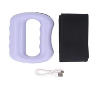 Anneau de masseur du corps électrique, masseur de fascia portable 5 fréquences de vibrations ness relaxation musculaire des tissus profonds pour les athlètes parcourant un (Bleu clair)