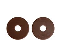 Anneau de mors en silicone Grooming Deluxe (x2) Marron TU