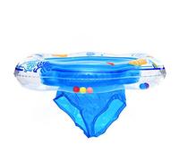 Anneau de Natation avec siège, Jouet Gonflable à Double airbag, Aide à l'entraînement à la Natation des Tout-Petits/Enfants de 6 à 36 Mois, à Utiliser avec la Surveillance d'un Adulte (52 cm, Bleu)