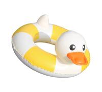 Anneau de natation - Gonflable, mignon, durable | Anneau de natation rétro pour bébé avec trou profond dans les jambes pour flotter en toute sécurité, tube d'entraînement amusant pour le temps