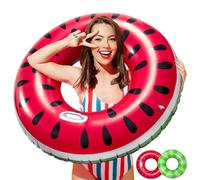 Anneau de Natation Pastèque Gonflable Adulte, Shyllin Bouée de Natation Gonflable 102 cm, Bouée Gonflable Piscine, Anneau de Flottaison Gonflable, pour Plage Fête de la Piscine d'été, Parc Aquatique