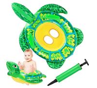 Anneau de Natation pour Bébé,Bouée Siège De Piscine Bouée Gonflable Flotteur de Natation bébé Flotteur de Piscine Bouée en Forme de Tortue de Simulation Aide à la nage pour Enfant 6 Mois à 3 Ans,Vert