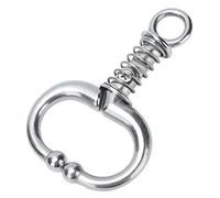 Anneau de nez de bétail, pince de nez de vache FreePunch en acier inoxydable, anneau à ressort de vache automatique, sevrage d'animaux pour l'élevage de bétail à la ferme (S)