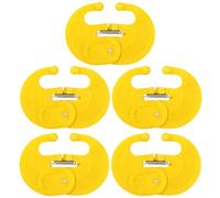 Anneau de nez de mollet, anneaux de nez de veau, 5x pour le nez pour veau, insérez le kit d'arrêt de traite anti-sucer, outils d'élevage de bétail pour animaux