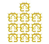 Anneau de nez de vache, Anneau de nez de bétail | Anneau de nez pour bétail, 10 pièces, pour veaux, vaches et bovins | Anneaux de nez pour sevrage de veaux, grands outils d'élevage, riferimento