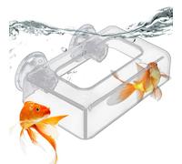 Anneau De Nourriture Pour Aquarium - Distributeur En Acrylique Solide, Zone D'alimentation Transparente Et Contrôlée, Grand, Facile À Installer, Accessoires D'aquarium | Commandez En Mangeant, Moins D