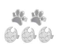 Anneau de Palette, Palette de Vernis à Ongles | Vernis Gel 5X | Nail en Acier Inoxydable, pour l'affichage de manucure en étiquette de Chat et Ronde