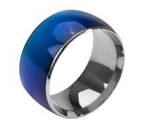 Anneau de pénis à couleur changeante en acier inoxydable, jouets sexuels pour adultes, anneau de coq en métal, anneau d'exercice pour pénis masculin, plaisir de Couple, anneau de coq, jouet sexuel