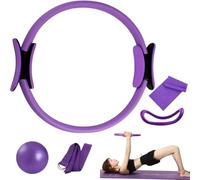 Anneau de Pilates, Cercle de Pilates, Accessoire pilates femme, Anneau de Résistance Pilates, Cercle Magique de Fitness, Toning Pilates Ring, pour tonifier les cuisses, les abdominaux et les jambes