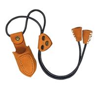 Anneau De Pouce De Tir À l'arc, Protège-Pouce en Cuir PU avec Sangle Réglable, Anneau De Pouce Antidérapant pour Pratique du Tir en Plein Air, Arc Classique