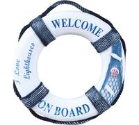 Anneau de préserver de durée Vie, Aviation Piscine en Mousse Natation avec Corde périmètre, Bague durée Vie légère Portable 16 Pouces pour Piscine, lac, rivière, réserve liée Seasid