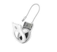 Belkin Anneau de protection pour AirTag avec câble métallique, résistant aux rayures, blanc